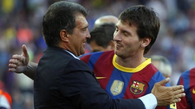 Barcelona Başkanı Laporta: Messi için her şeyi yapacağız
