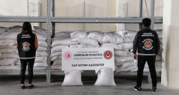 Gaziantep’te 700 bin lira değerinde kaçak iç fıstık ele geçirildi