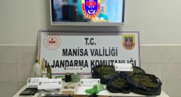 Manisa’da tutuklu kişinin evinden uyuşturucu ve silah çıktı