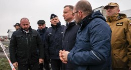 Polonya Cumhurbaşkanı Duda’dan füzenin düştüğü köye ziyaret